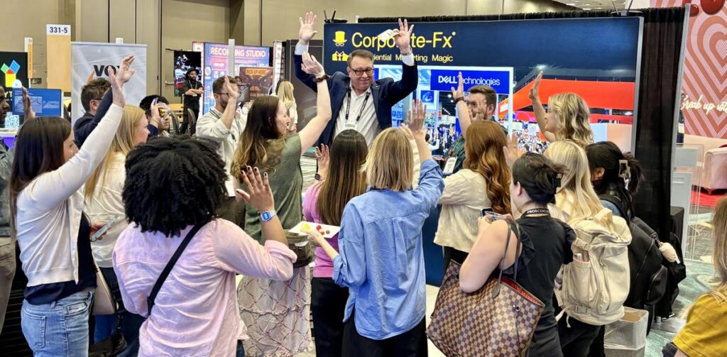 Trade Show Magician in Las Vegas Exhibit for Corporate-Fx